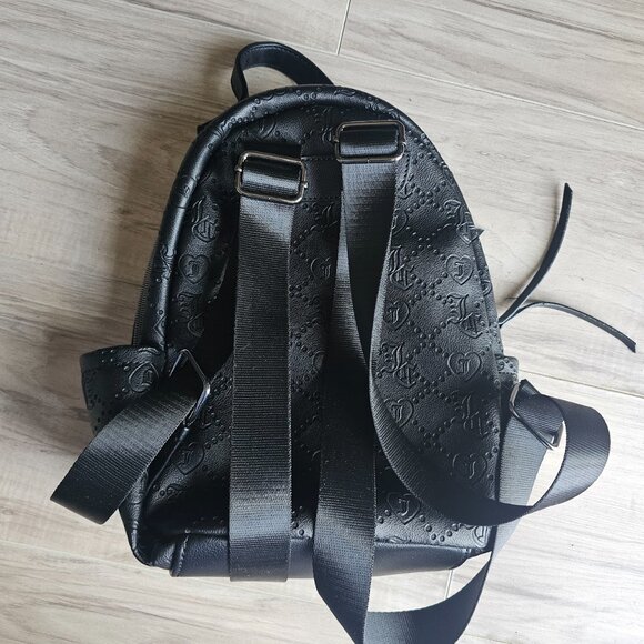 EUC JUICY COUTURE JC Embossed Small Black Backpack ?? main image 10